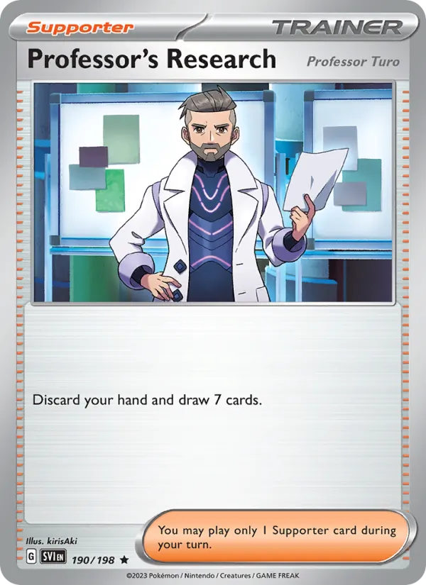 Professor's Research – Scarlet & Violet 190