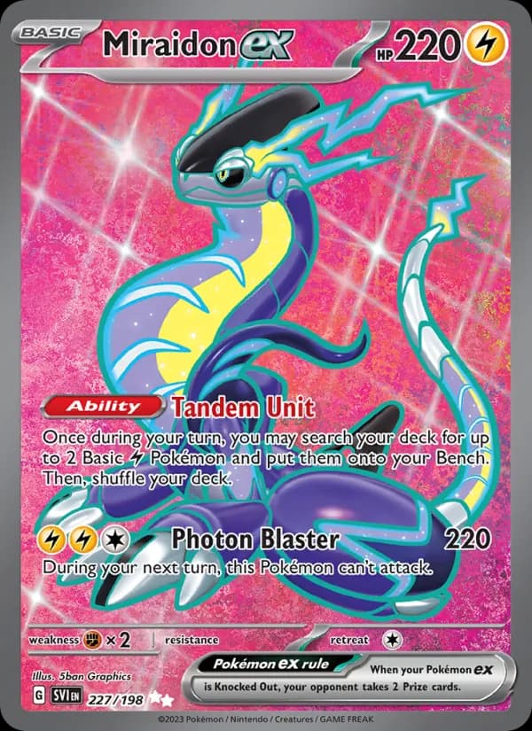 Miraidon ex – Scarlet & Violet 227