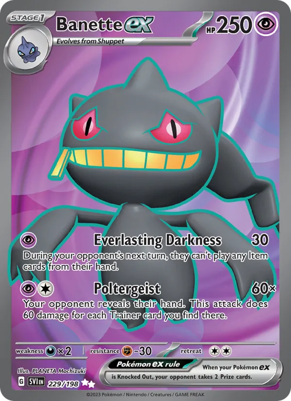 Banette ex – Scarlet & Violet 229