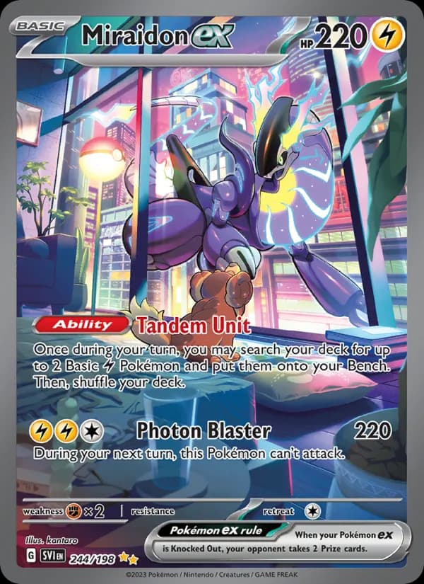 Miraidon ex – Scarlet & Violet 244
