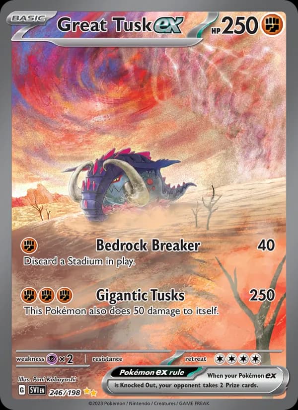 Great Tusk ex – Scarlet & Violet 246