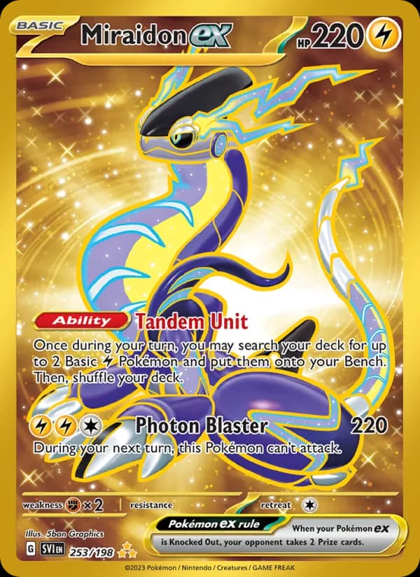 Miraidon ex – Scarlet & Violet 253