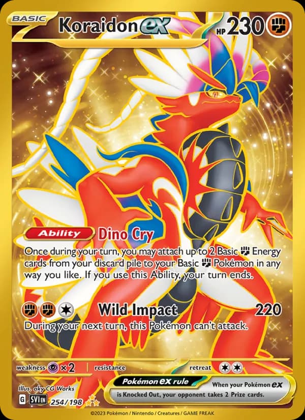 Koraidon ex – Scarlet & Violet 254