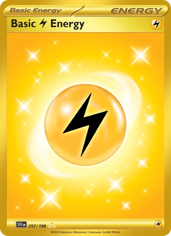 Basic Lightning Energy – Scarlet & Violet 257