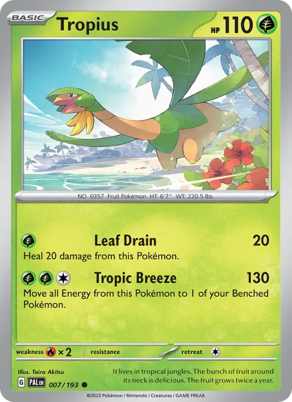 Tropius – Paldea Evolved 007