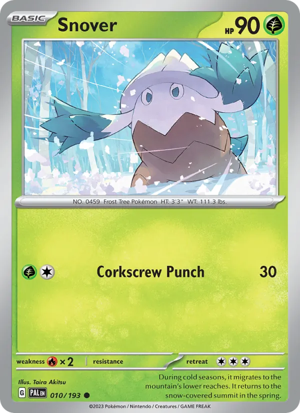 Snover – Paldea Evolved 010