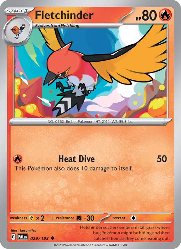 Fletchinder – Paldea Evolved 029