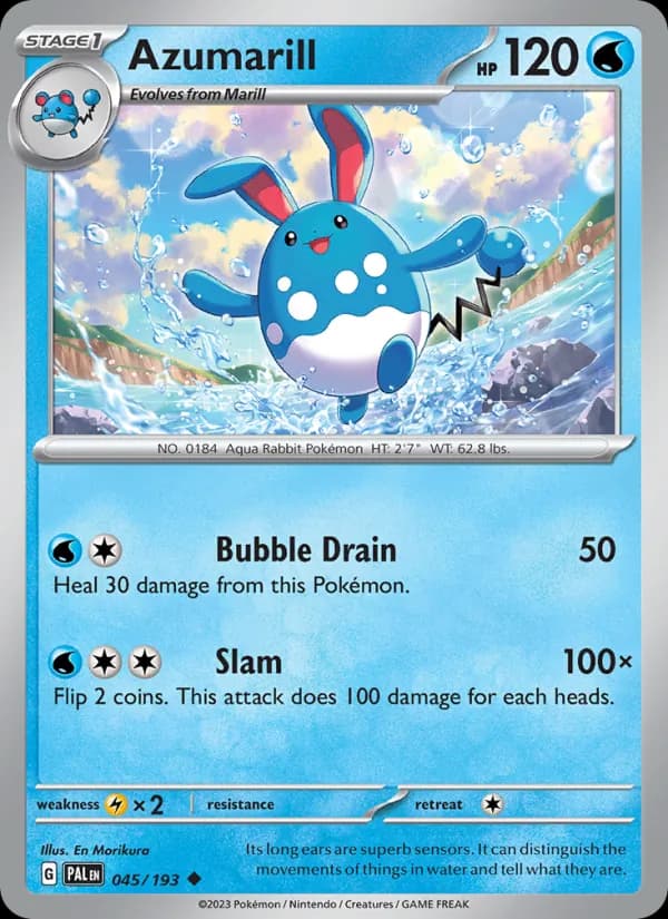 Azumarill – Paldea Evolved 045