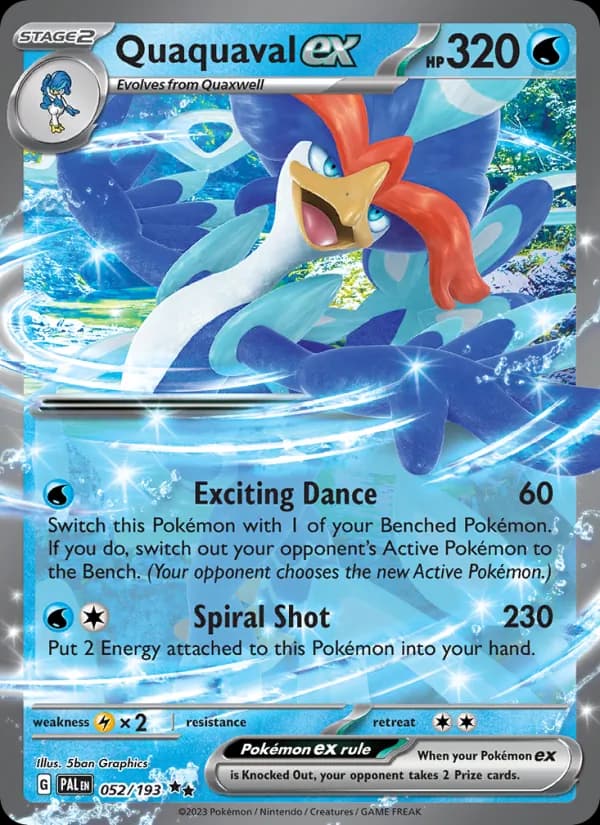 Quaquaval ex – Paldea Evolved 052