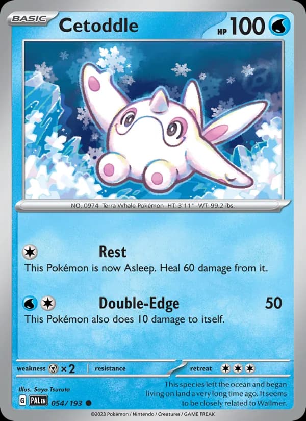 Cetoddle – Paldea Evolved 054