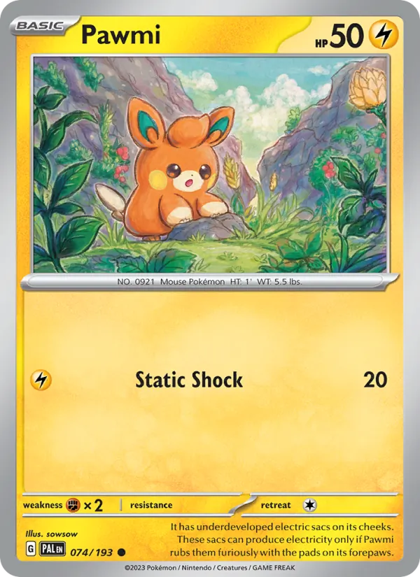 Pawmi – Paldea Evolved 074