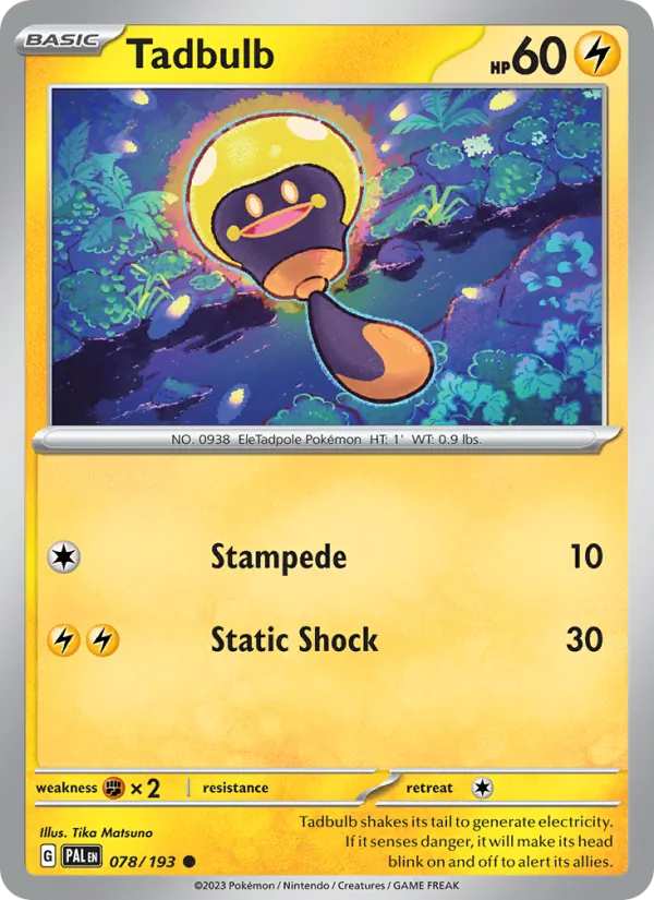 Tadbulb – Paldea Evolved 078