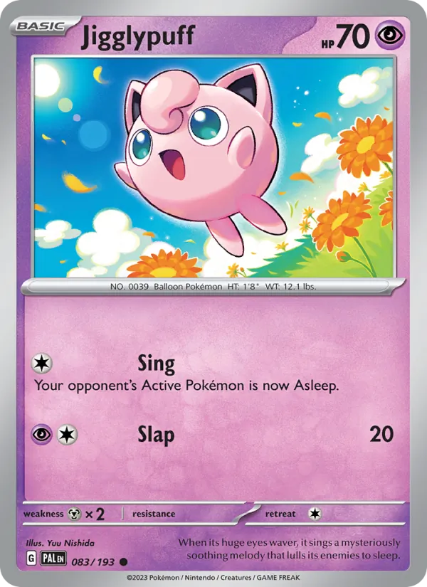 Jigglypuff – Paldea Evolved 083