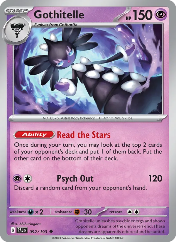 Gothitelle – Paldea Evolved 092