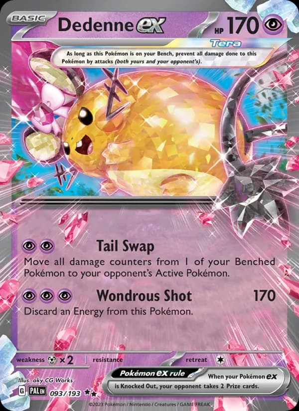 Dedenne ex – Paldea Evolved 093