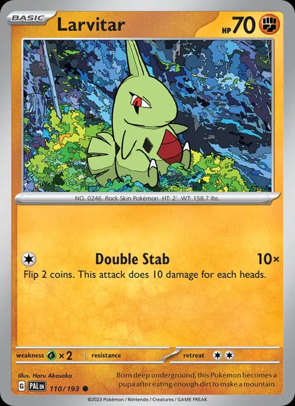 Larvitar – Paldea Evolved 110