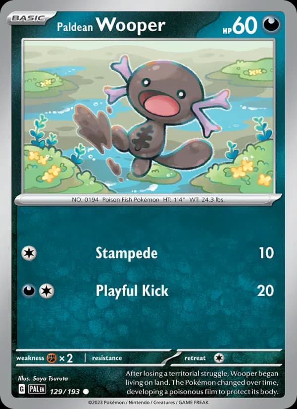 Paldean Wooper – Paldea Evolved 129