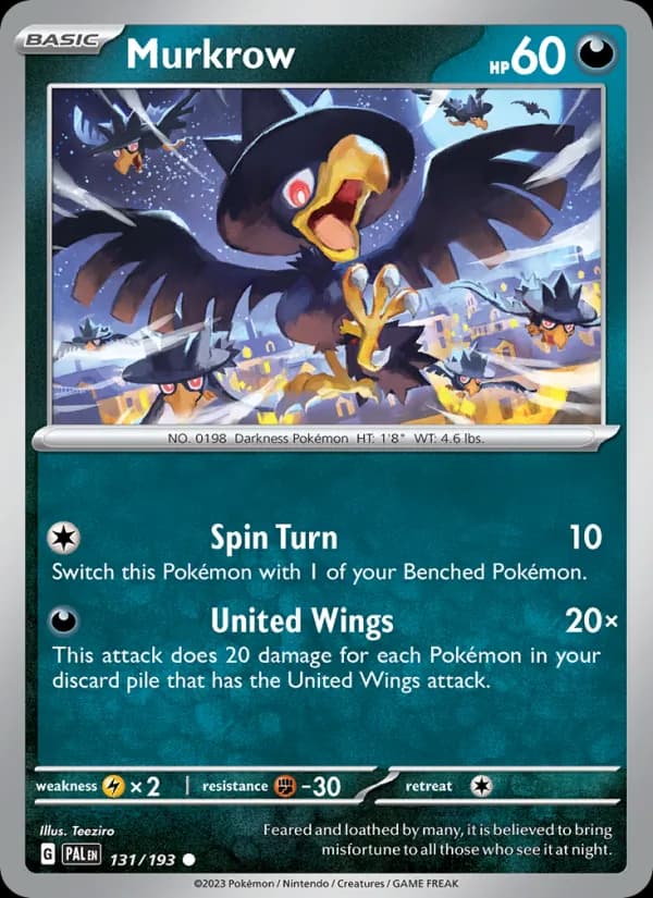 Murkrow – Paldea Evolved 131
