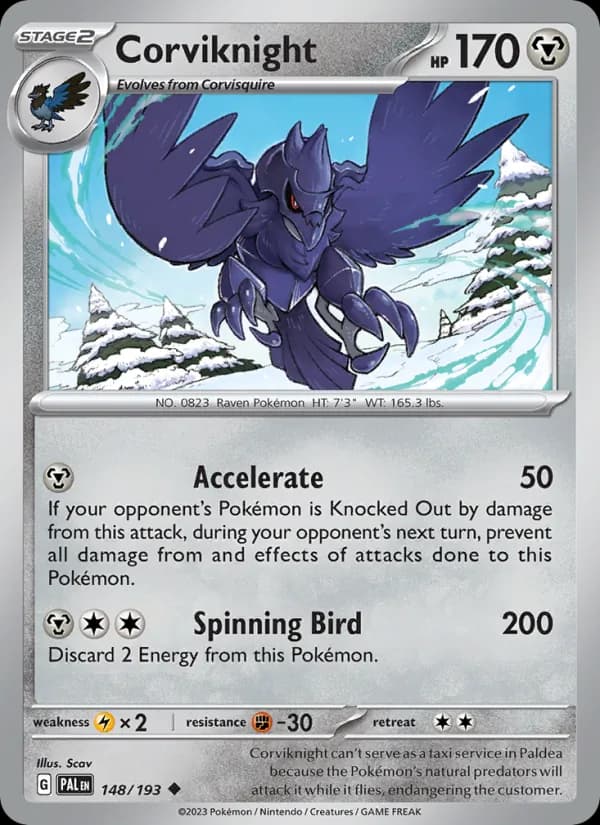 Corviknight – Paldea Evolved 148