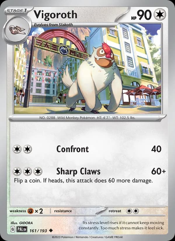 Vigoroth – Paldea Evolved 161