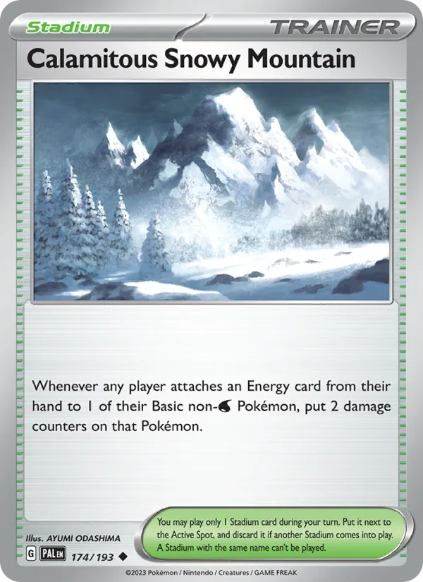 Calamitous Snowy Mountain – Paldea Evolved 174