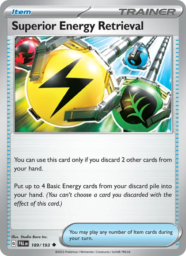 Superior Energy Retrieval – Paldea Evolved 189