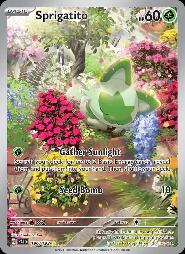 Sprigatito – Paldea Evolved 196