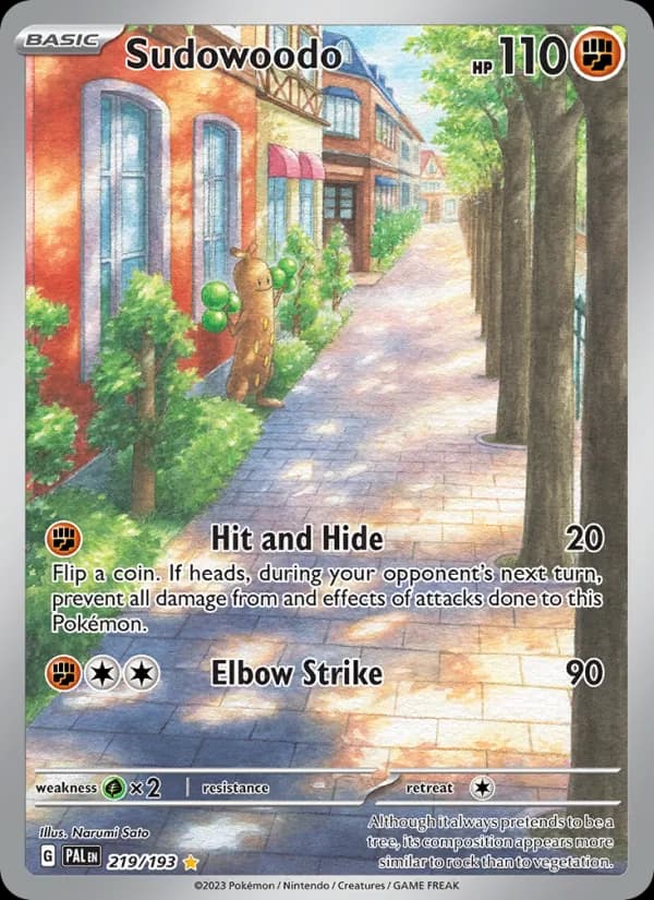 Sudowoodo – Paldea Evolved 219