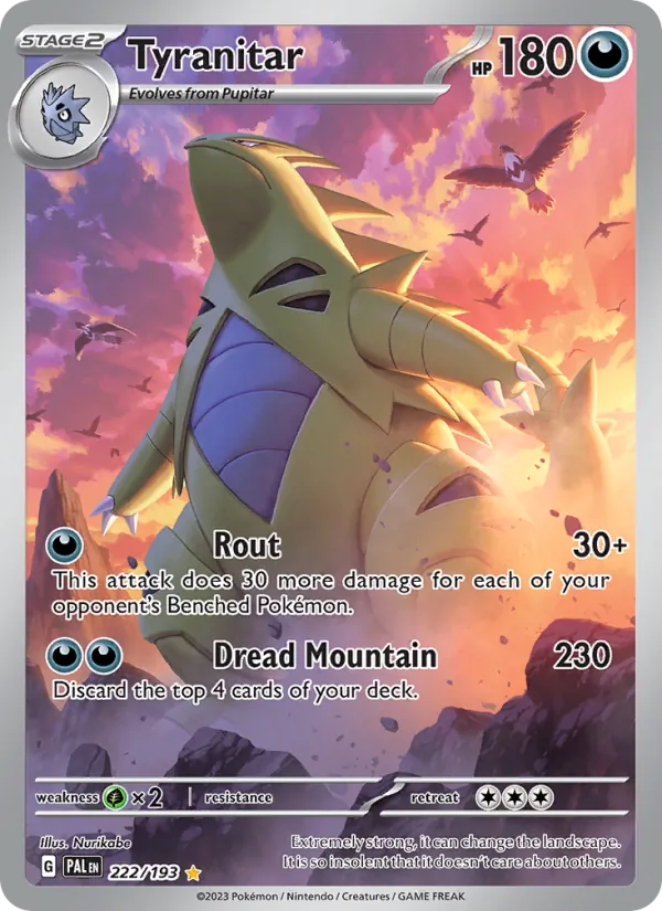 Tyranitar – Paldea Evolved 222