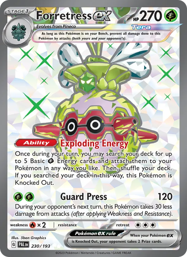Forretress ex – Paldea Evolved 230