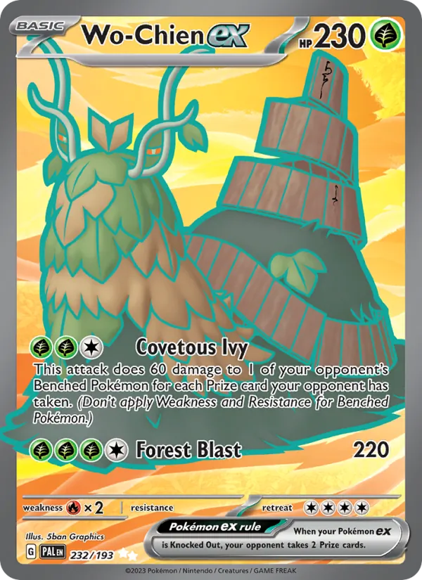 Wo-Chien ex – Paldea Evolved 232