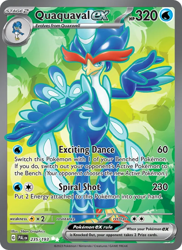 Quaquaval ex – Paldea Evolved 235
