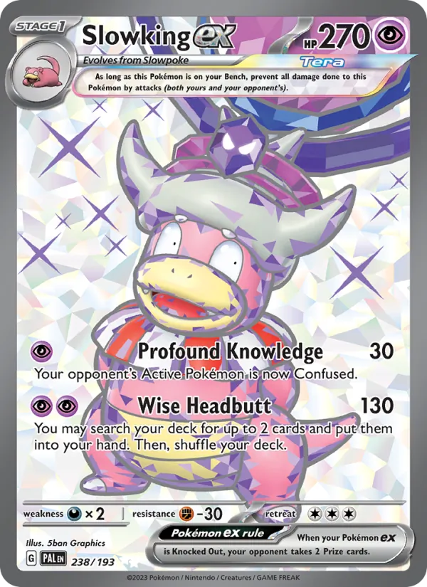 Slowking ex – Paldea Evolved 238
