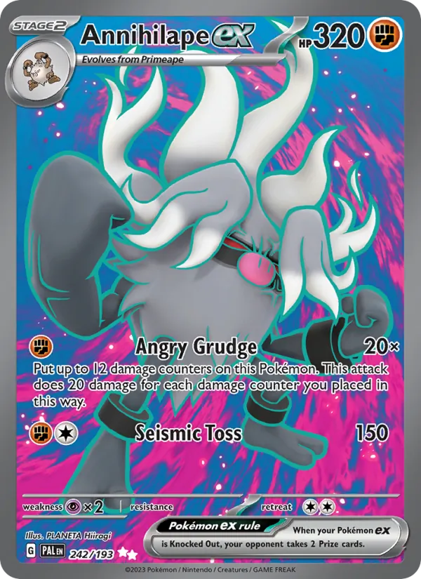 Annihilape ex – Paldea Evolved 242