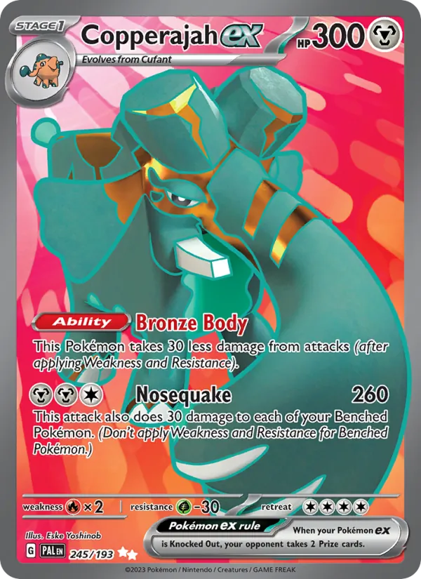 Copperajah ex – Paldea Evolved 245