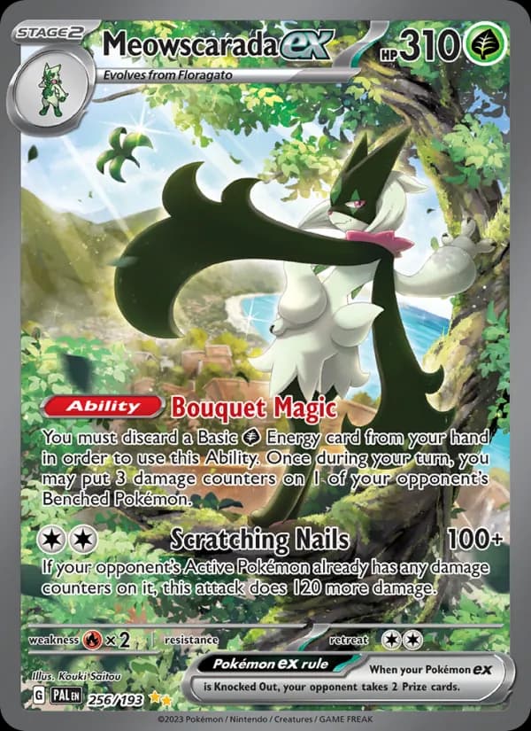 Meowscarada ex – Paldea Evolved 256
