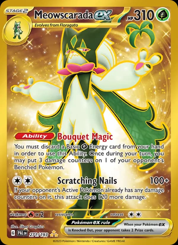 Meowscarada ex – Paldea Evolved 271