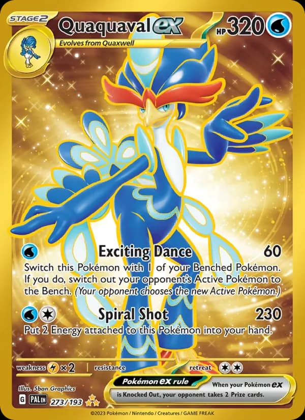 Quaquaval ex – Paldea Evolved 273