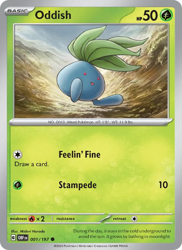Oddish – Obsidian Flames 001