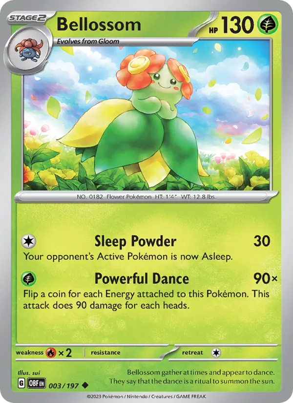 Bellossom – Obsidian Flames 003