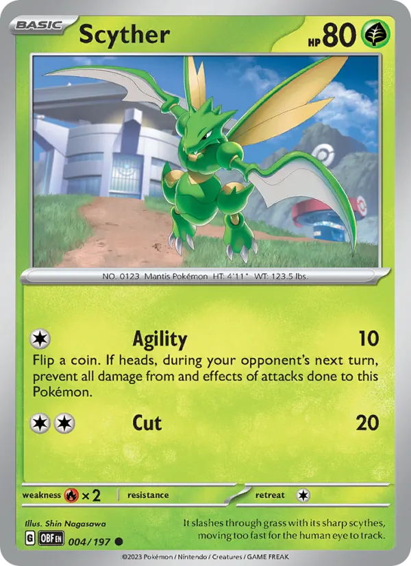 Scyther – Obsidian Flames 004