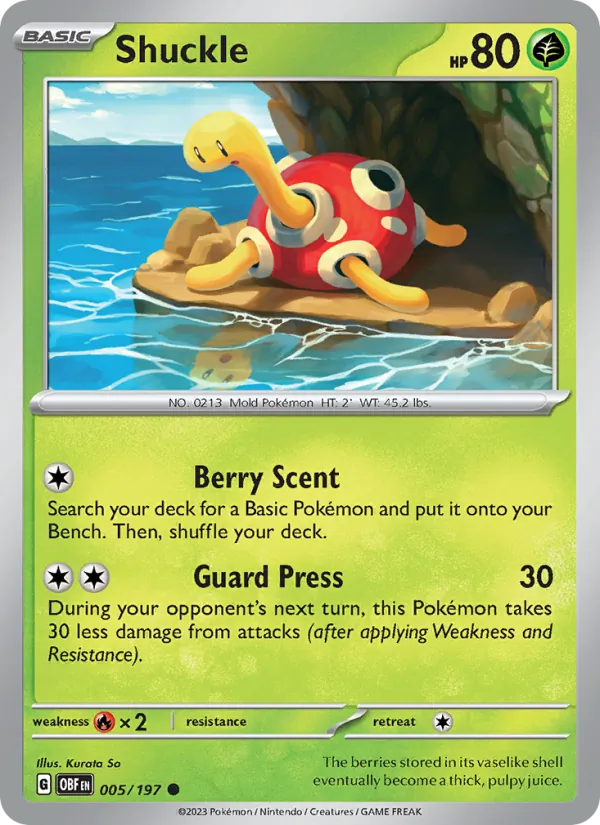 Shuckle – Obsidian Flames 005