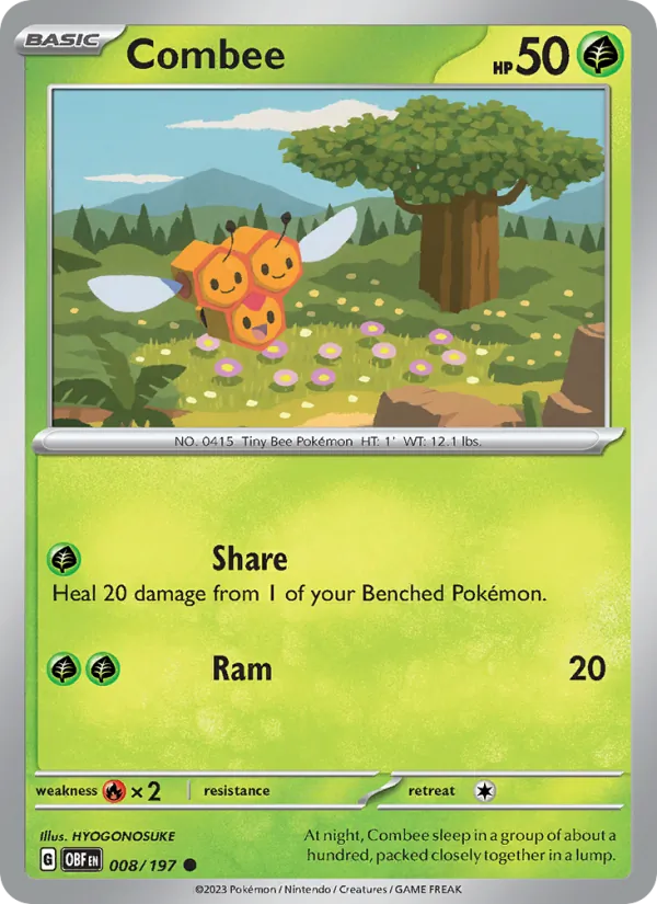 Combee – Obsidian Flames 008