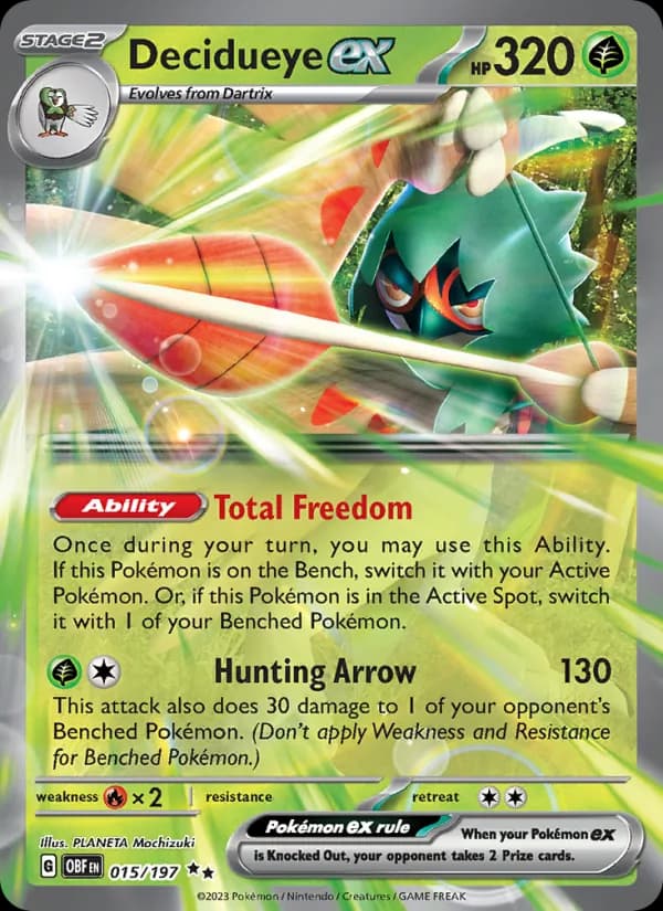 Decidueye ex – Obsidian Flames 015