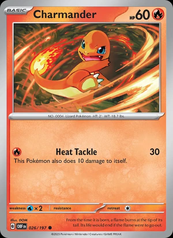 Charmander – Obsidian Flames 026