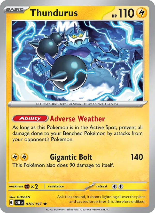 Thundurus – Obsidian Flames 070