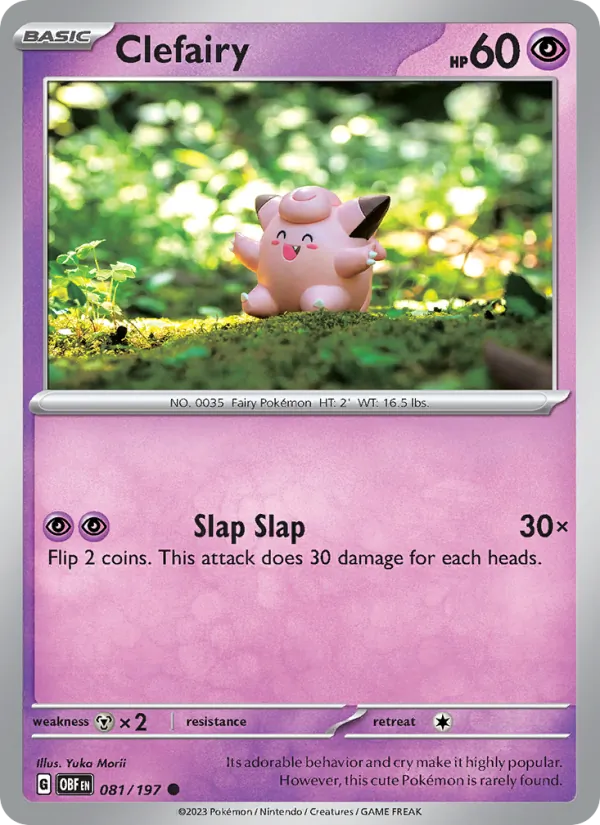 Clefairy – Obsidian Flames 081