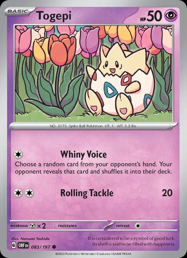 Togepi – Obsidian Flames 083