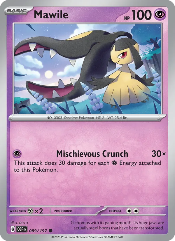 Mawile – Obsidian Flames 089