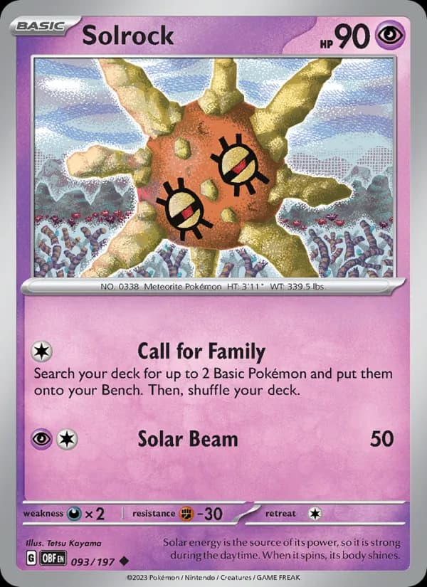 Solrock – Obsidian Flames 093